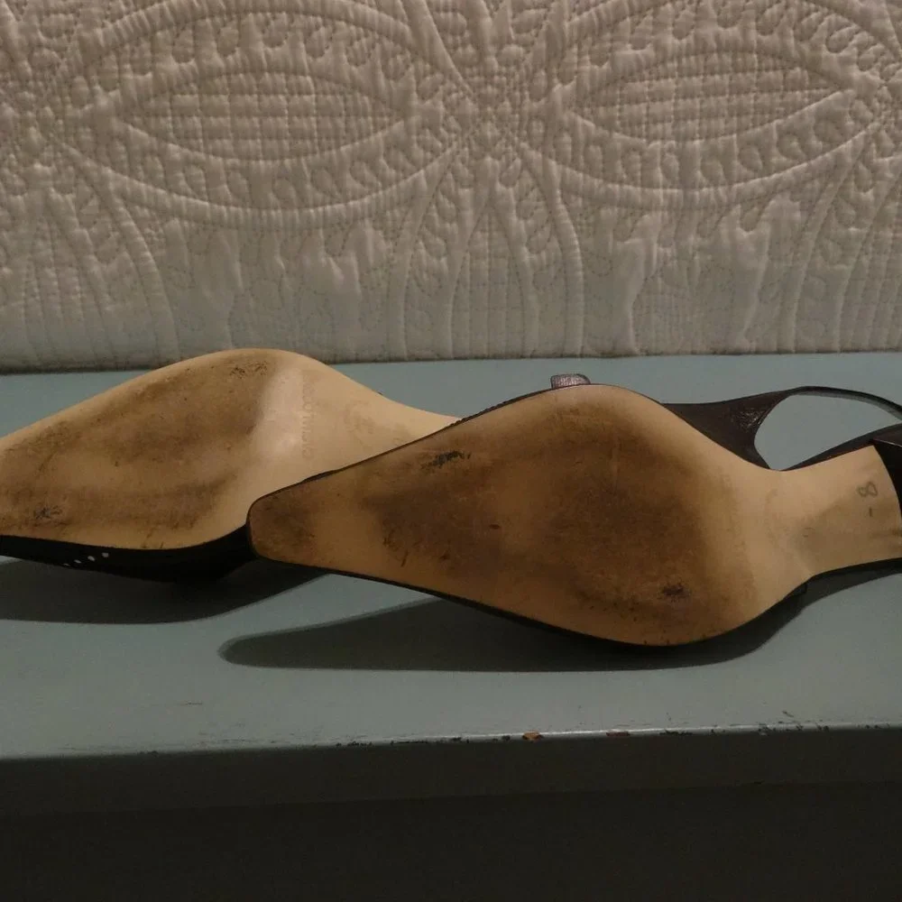 Made in Italy Slingback Pumps - Picture 4 of 8